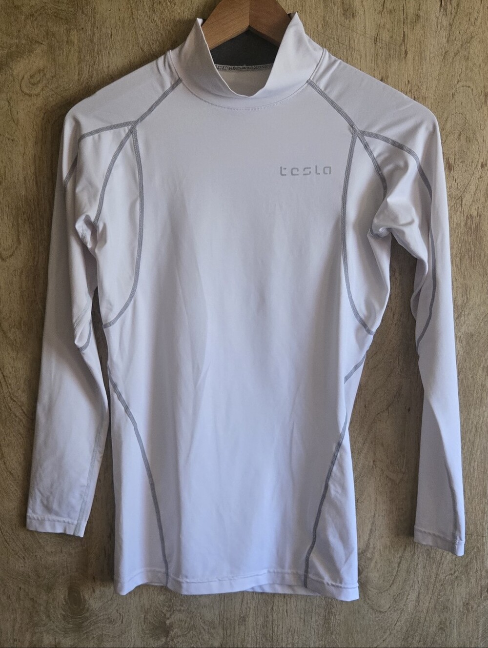 Tesla White Long Sleeve Shirt